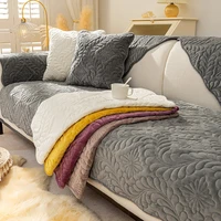velvet sofa covers for living room l shape corner sofa covers thicken plush sofa cover soft sofa towel non slip sofa couch towel