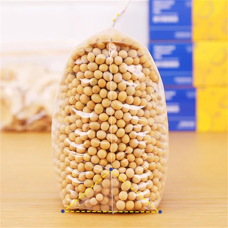 

Reusable Food Fresh-keeping Bags Plastic Food Ziplock Bag Fridge Fruit Vegetables Storage Container Household Kitchen Organizer