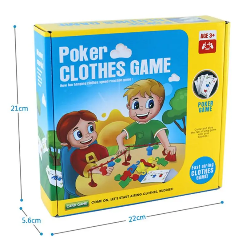 

Multiplayer Clothes Contest Play Early Education Toys Thinking Training Teaching Interactive Party Board Game