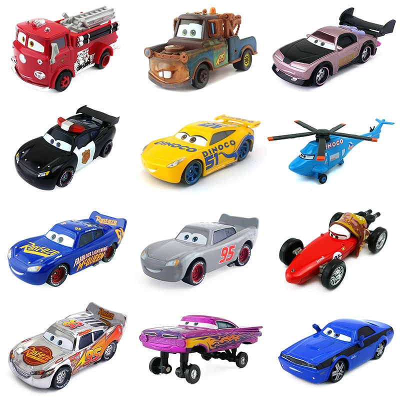 Disney Pixar машина 2 3 Lightning McQueen Racing Snot Rod с огнем Ramone 1:55 литой металлический сплав