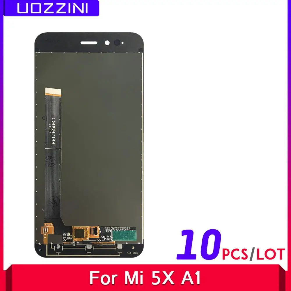 10 шт. 100% рабочий ЖК дисплей для Xiaomi Mi A1 5X с сенсорным экраном в сборе запасные