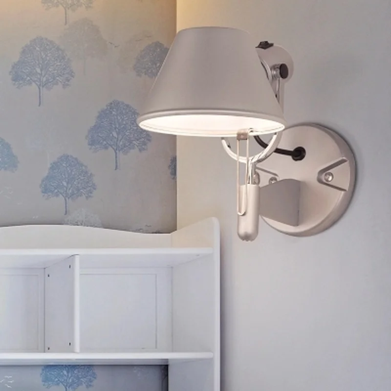 Современные Настенные светильники e27 с регулируемыми поручнями настенная панель