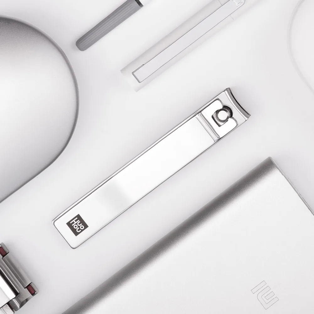 Xiaomi Huohou машинка для стрижки ногтей из нержавеющей стали профессиональный триммер для ногтей Высококачественный портативный инструмент для стрижки ногтей