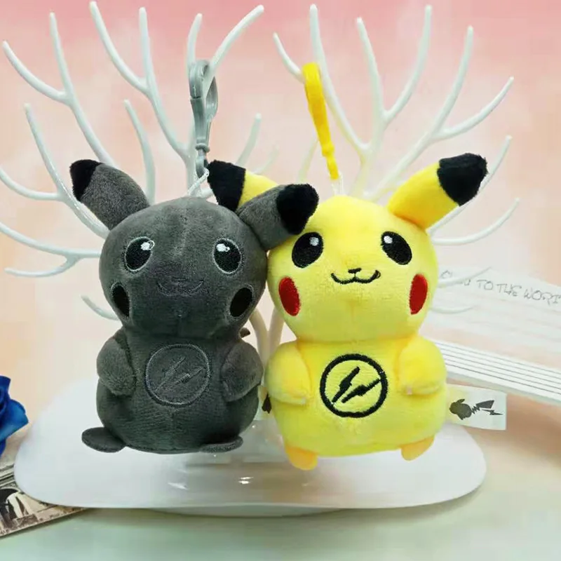 3D Аниме Фигурка Pokemon Go брелок милый мультяшный кулон в виде животного плюшевый