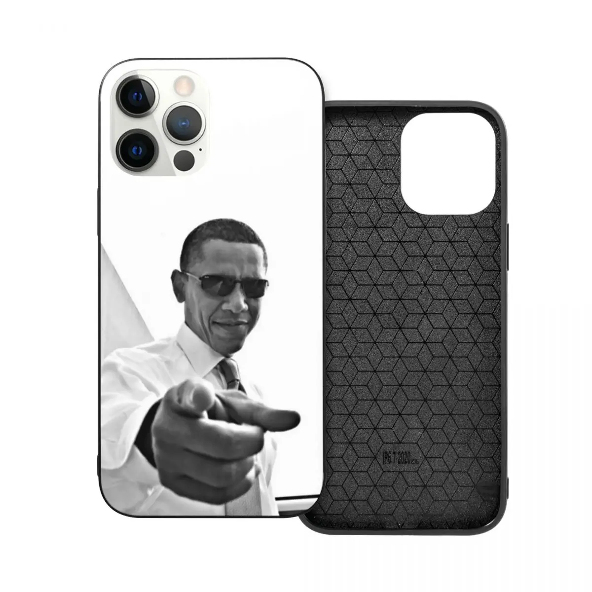 

Стеклянный ТПУ чехол Обама для телефона iPhone 13 12 11 Xs Xr X Pro Max Mini 7 8 Se2 Plus 6 6S