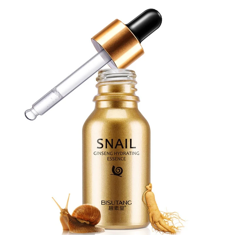 

Moisturizing Shrinking Pores Firming Skin Snail Face Essence Hydrating Serum Brighten Skin Color Facial Skin Care Serum