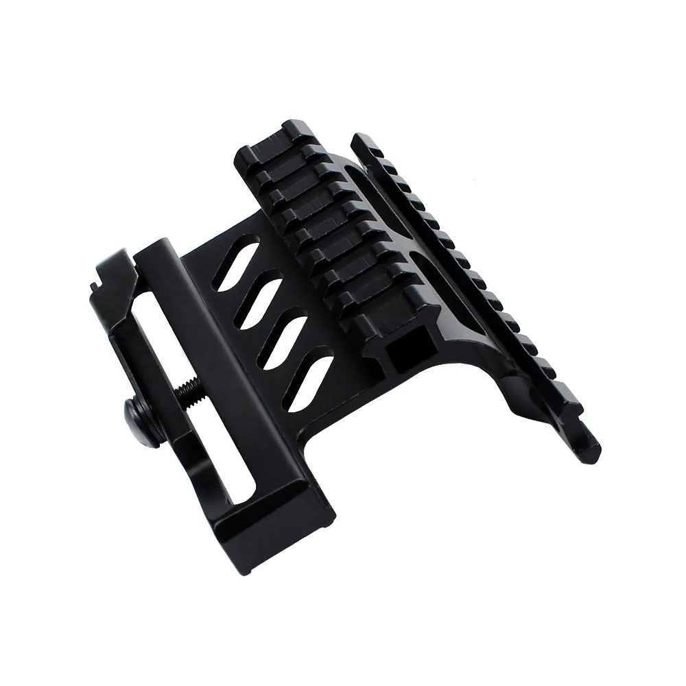 

ohhunt Tactical Quick Detach AK Rail Scope Mount Fits 20mm Picatinny Rail Base 21mm Black for Hunting Rifle Scope Accessories