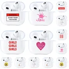 Милый мультяшный чехол для Airpods 3 чехол s силиконовый чехол для Airpod 2 1 Funda Air Pods 3 Аксессуары для наушников прозрачные бамперы