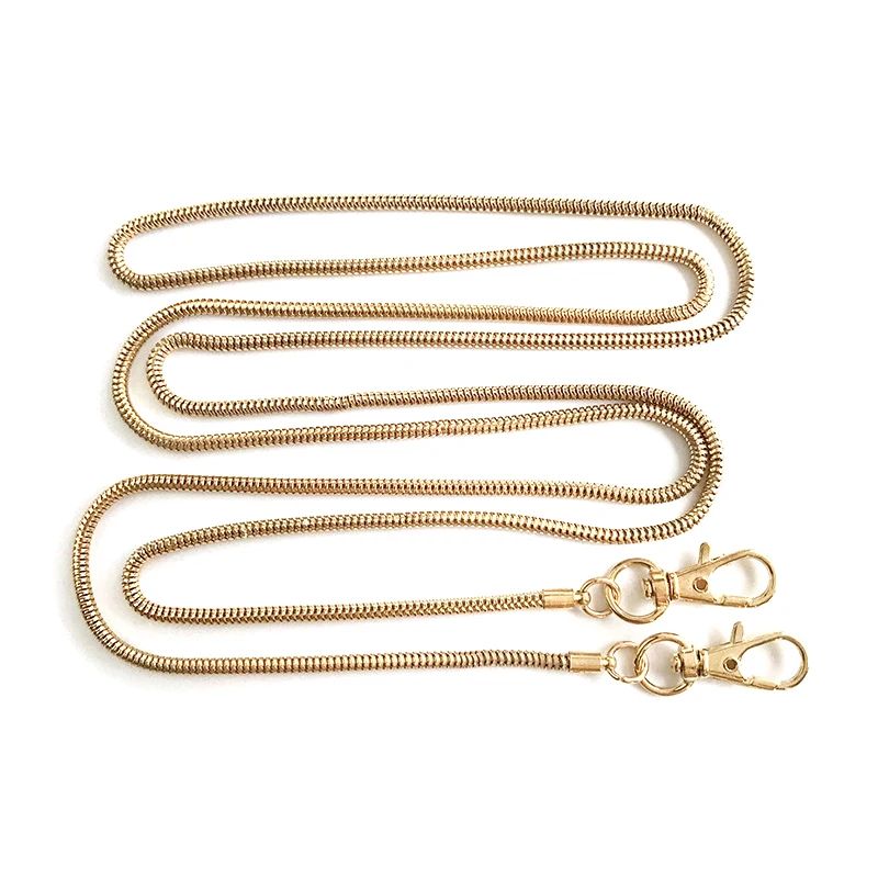 118 см/46 5 дюйма длинный металлический кошелек с ремешком и цепочкой в стиле