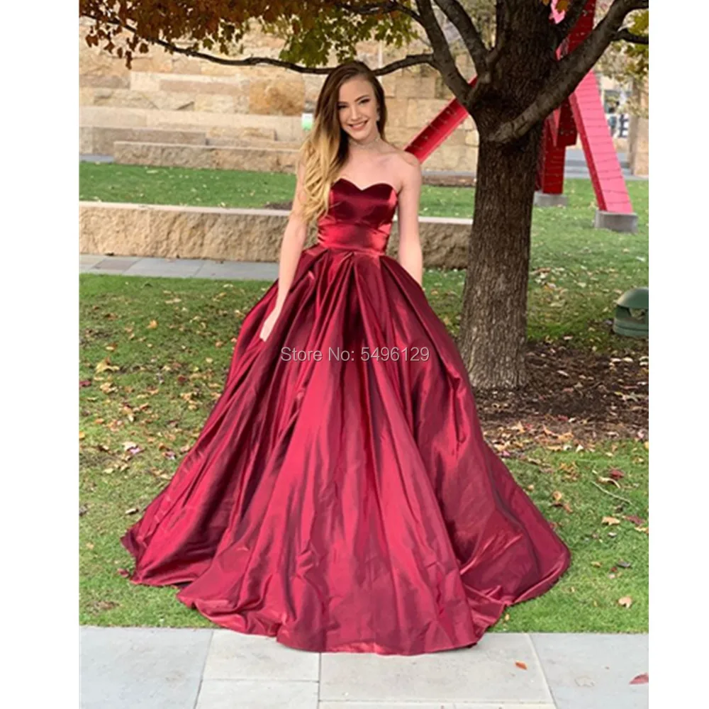 Новый ярко синие вечерние платья элегантные атласные Vestido De Noiva Милая платье