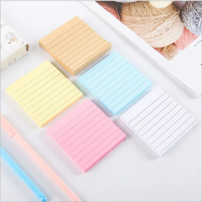 

1pc 5 Designs Simple style Notes Office or student Convenient N-times Memo pads(ss-153)