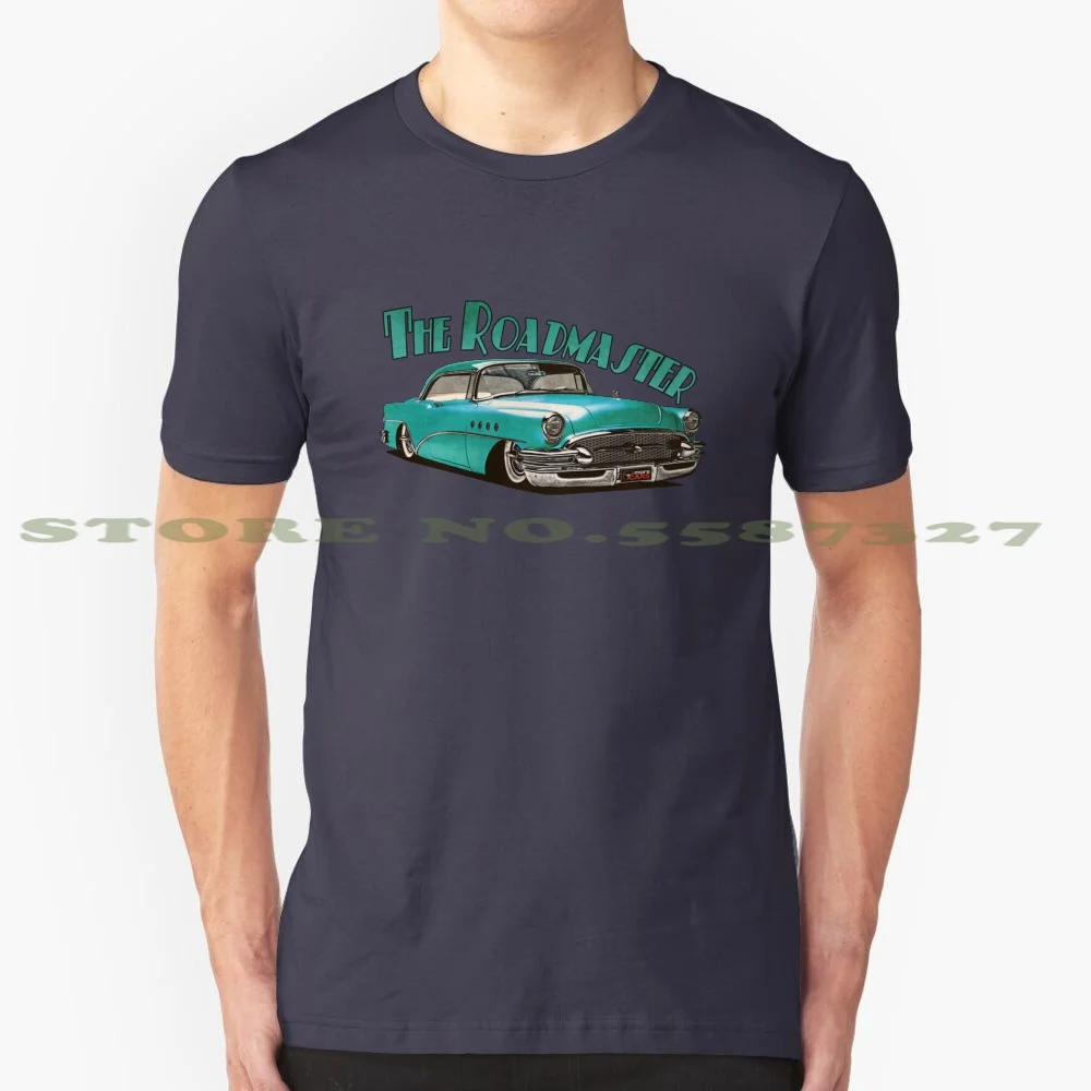 1955 Buick Roadmaster - Aqua 4 Fashion Vintage Tshirt T Shir