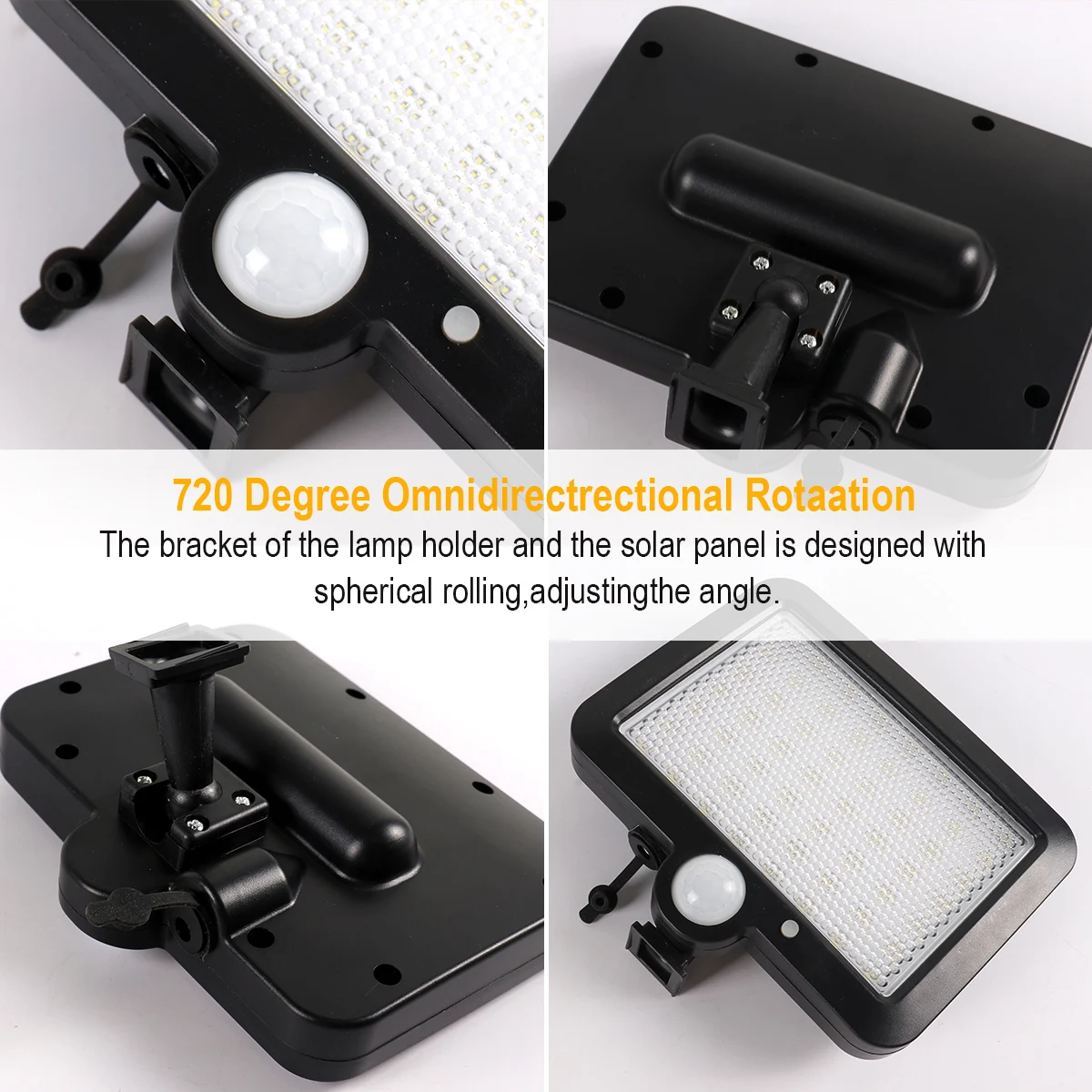 QIFU 3 Modes LED Solar Light Outdoor Motion Sensor Night Wall Waterproof Emergency Garden Lamp Street Path Lam | Лампы и освещение