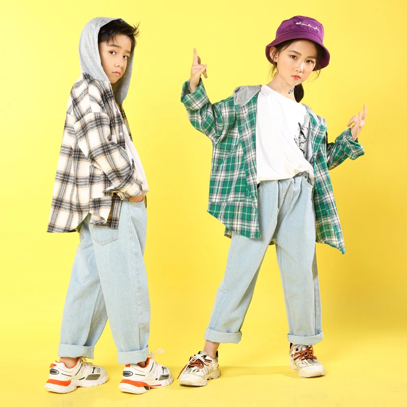 Детская одежда в стиле хип-хоп костюмы Повседневная Свободная Толстовка с