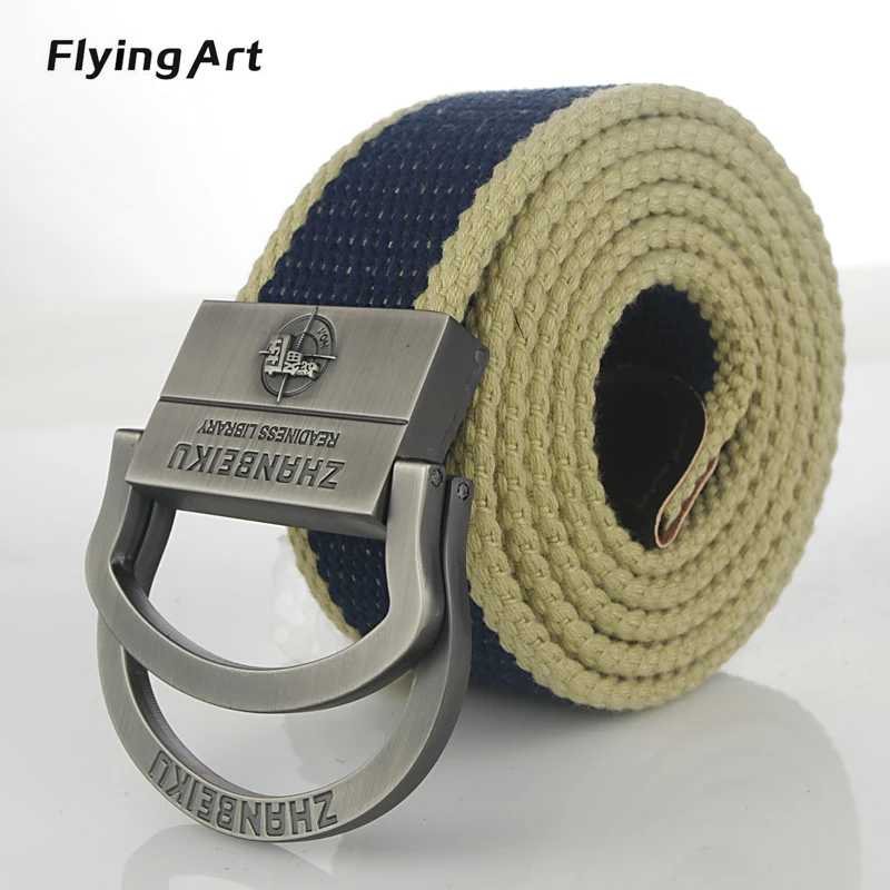 

2021 Pistol Double Ring Buckle Tactical Military Men's nylon Thick Cotton Belt Outdoor Multifunctional Training Marine Belt