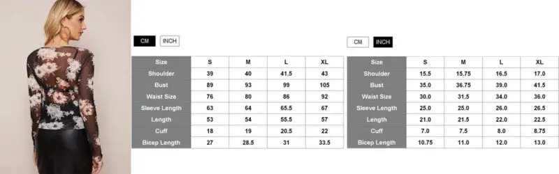 Новинка 2020 женская сексуальная сетчатая блузка с длинным рукавом и цветочным