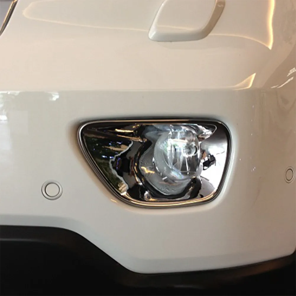 

1set Front Fog Lamp Cover ABS Comes With Tape Fog Lamp Frame Modification