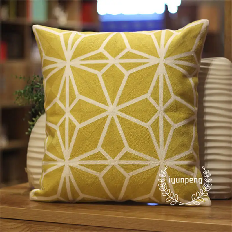 LeRadore 2018 новые чехлы для подушек с геометрическим рисунком из чистого хлопка
