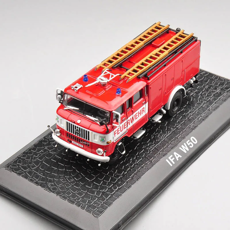 1/72 моделирование сплава модель пожарного грузовика игрушечные машинки IFA W50 облако лестница автомобиль коллекция игрушки автомобиль