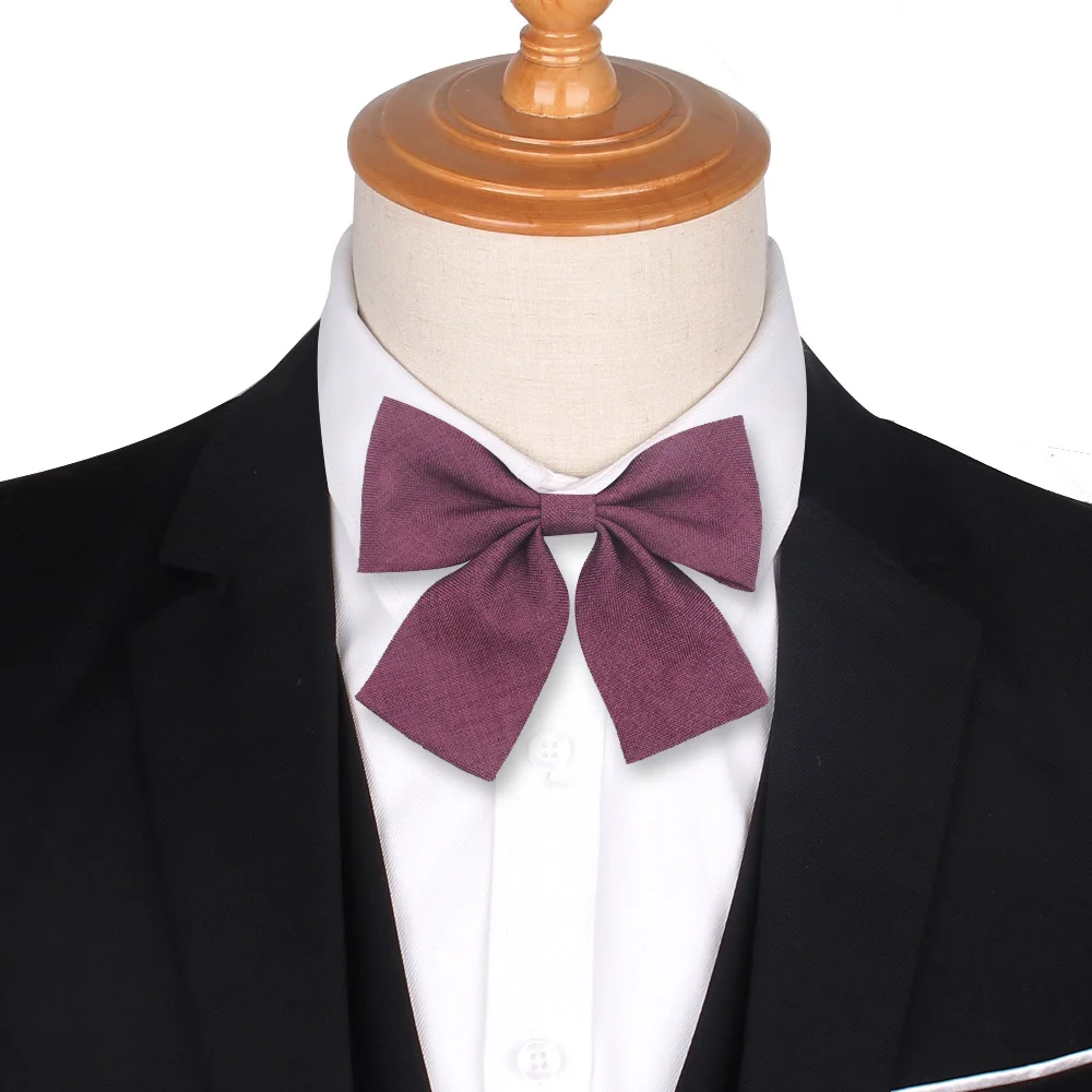 Галстук бабочка для девочек повседневный галстук женщин Униформа воротник