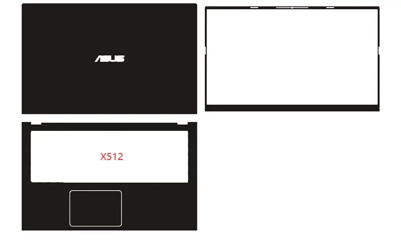 Углеродная Защитная Наклейка для ASUS X556 A556 K556 F556 R558 X512 X512F X541S X541 F541 F541S X540 X540L X505 A505