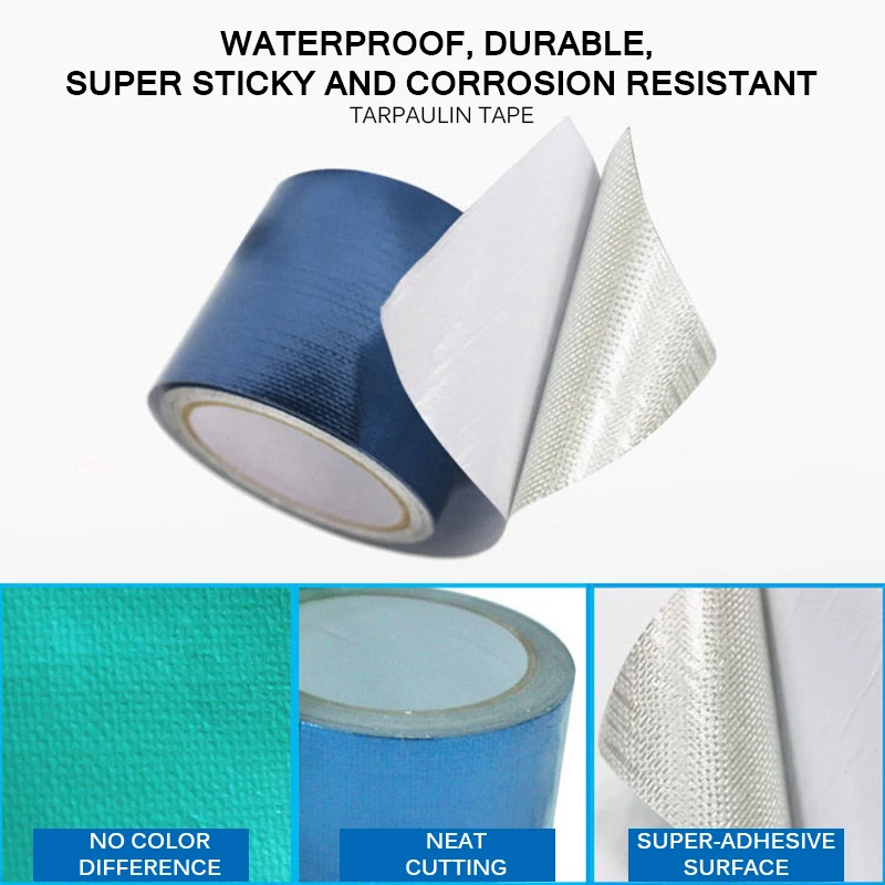 Лента для ремонта палаток устойчивая к брезенту клейкая лента переносные