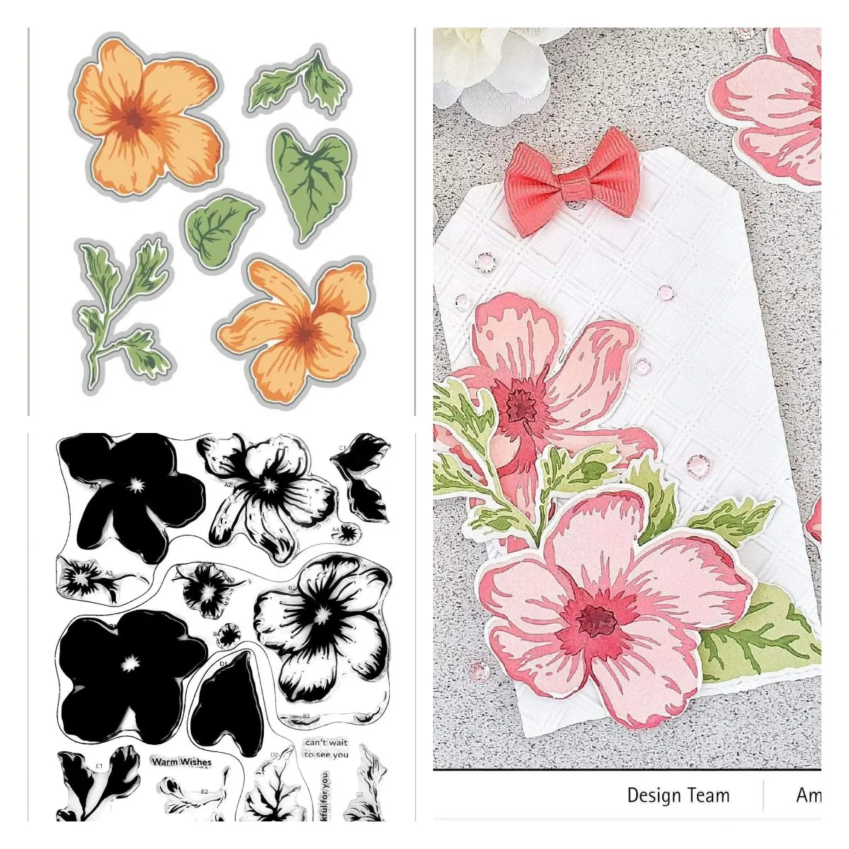 

Whirlwind Flowers New Clear Stamps Cutting Dies New Arrival 2021 Scrapbook Diary Decoration Embossing Template Diy Greeting Card