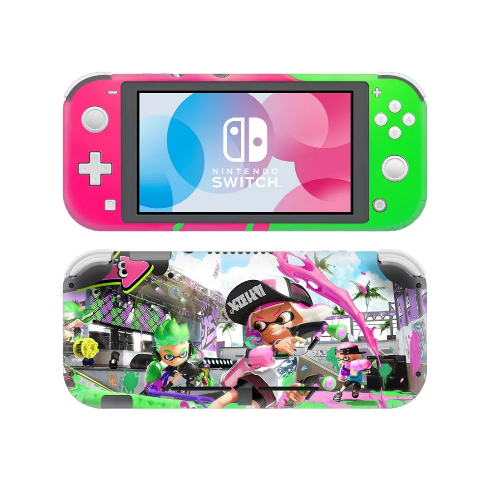 Splatoon 2 наклейка на кожу для nintendo Switch Lite консоль и контроллер протектор Joy-con NAND переключатель Lite наклейка на кожу
