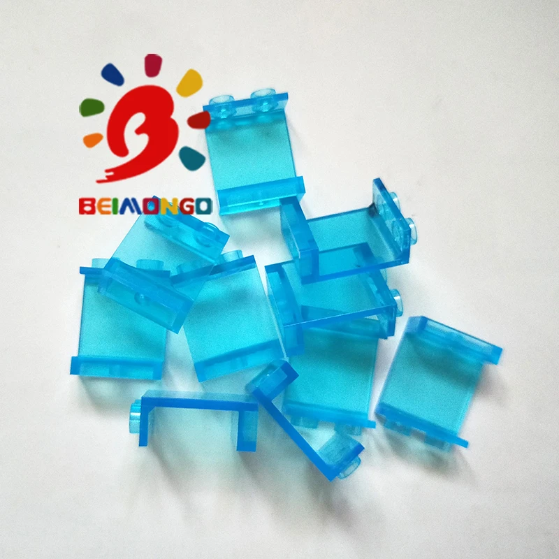 Бесплатная доставка! BEIMONGO строительные блоки MOC элемент стены 1x2x2 окна 50 шт DIY