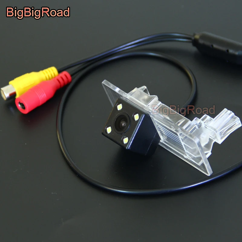 Камера заднего вида BigBigRoad для Skoda Rapid Hatchback / Liftback 2012-2015 Octavia 3 HD CCD | Автомобили и