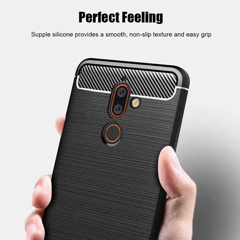 Противоударный мягкий чехол для Nokia 8 Sirocco 7 plus 6 5 3 2 телефона|Бамперы| |