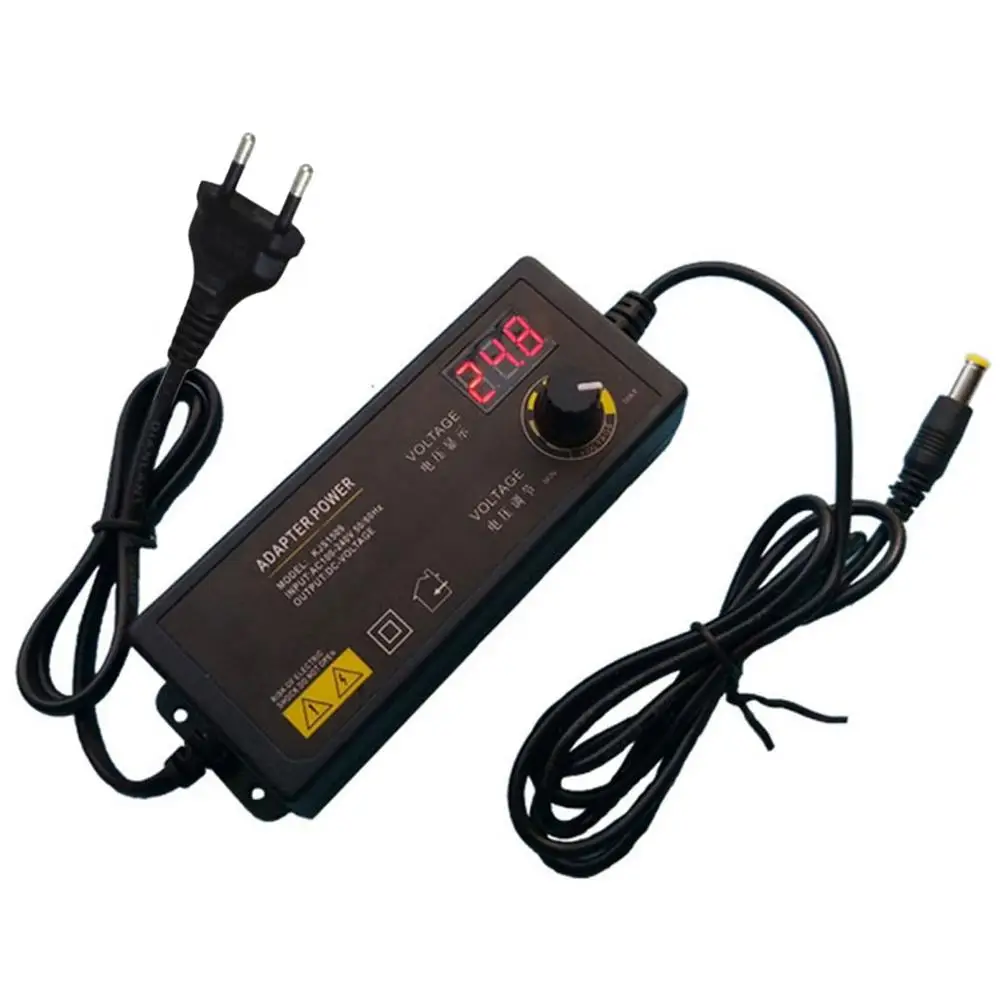 Адаптер постоянного тока 3 24 В регулируемый переменный ток 100 240 в универсальный