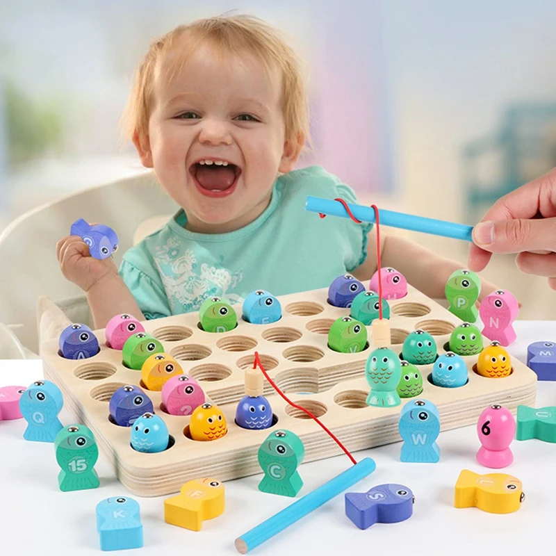 

Детские деревянные игрушки, цифры, алфавит, магнитные рыболовные игрушки, игра-головоломка, Игрушки для раннего развития, игрушки для детей,...