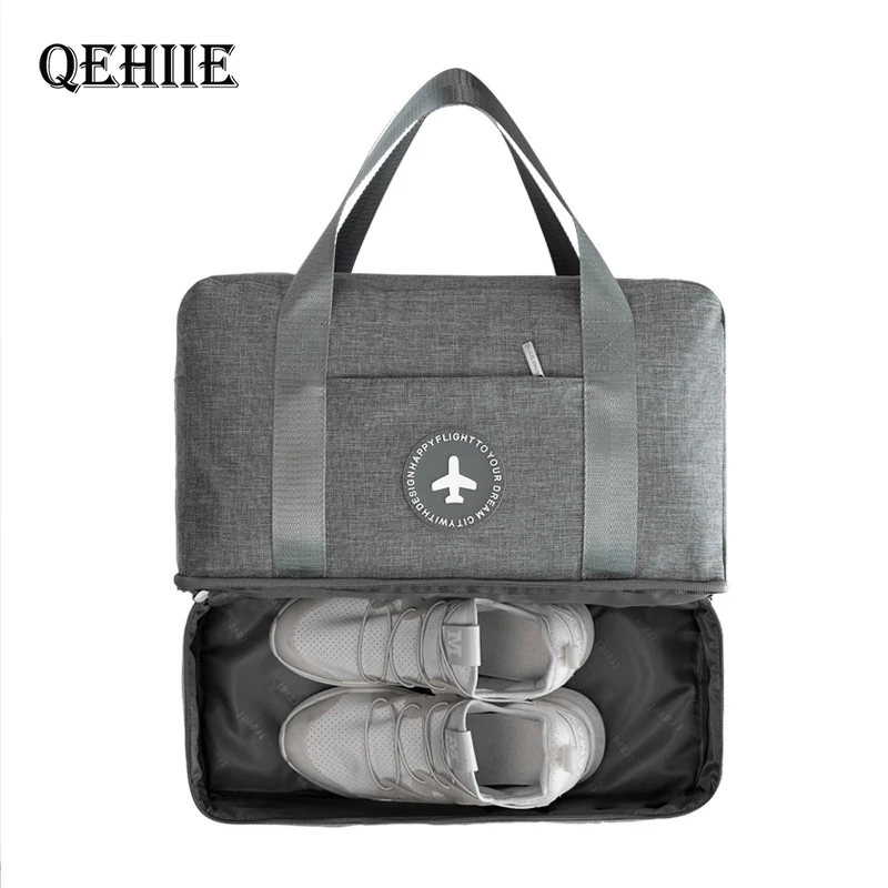 QEHIIE, водонепроницаемая портативная дорожная сумка, двойной слой, классификация одежды, обуви, органайзер, для багажа, аккуратный мешочек, аксессуары, поставка
