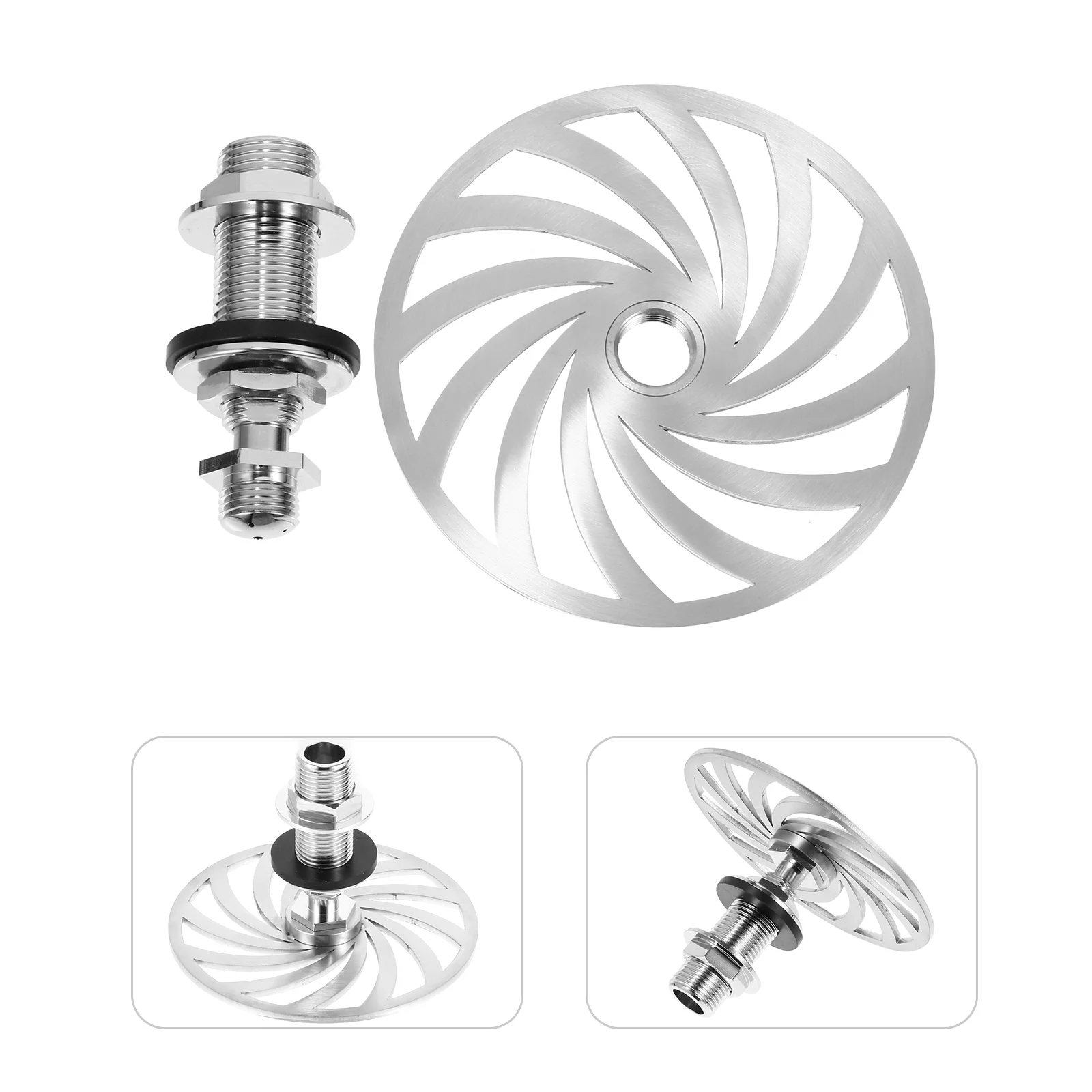 

1 шт., промывочный стакан, серебристый