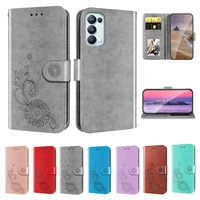 pu leather phone case for oppo a94 a93 a74 a54 f19 pro reno5 z realme 8 find x3 lite cover flip wallet lanyard coque new 2021