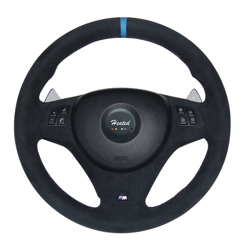 Чехол на руль из замши для BMW E90 320i 325i 330i 335i E87 120i|leather steering wheel cover|steering coverwheel cover |