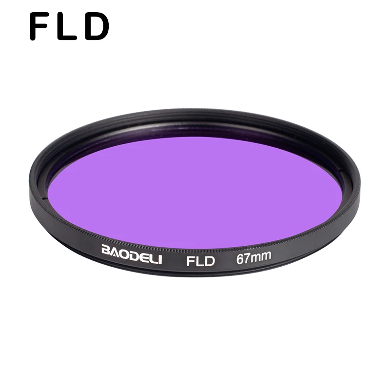ONLY FLD NO BOX BAODELI фильтр для объектива, концепция Nd Fld MC Uv Macro Star Polarisatie 49 52 55 58 62 67 72 77 82 мм для Nikon Canon sony аксессуары - Цвет: ONLY FLD NO BOX