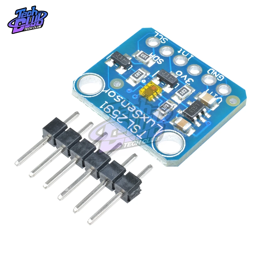 TSL2591 IIC I2C Light Sensor Breakout Module High Dynamic Range Digital Board TSL25911FN 3.3V 5V Diy Electronic | Инструменты