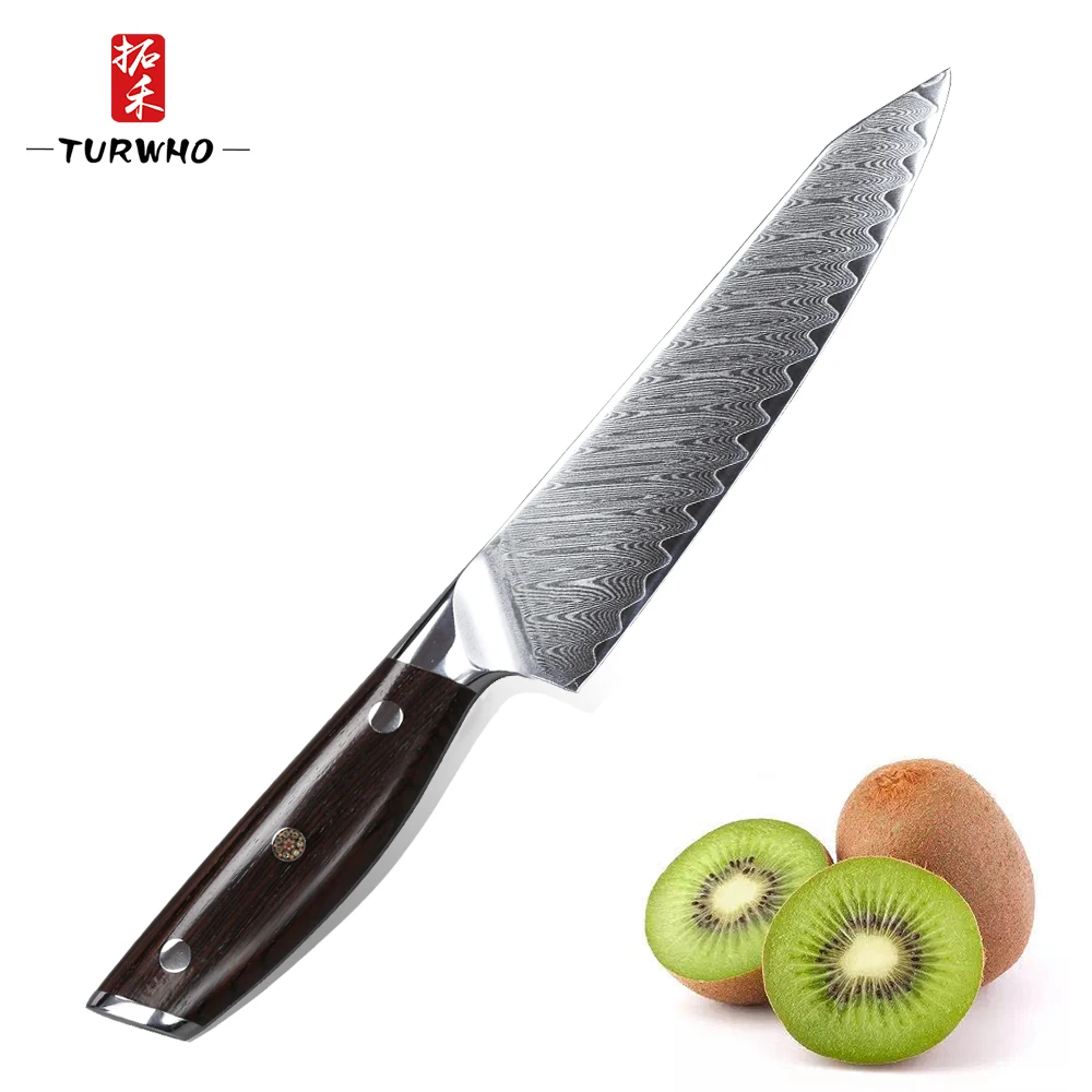 Туркто 5''дюймовый нож Дамаск профессиональные кухонные ножи японский из