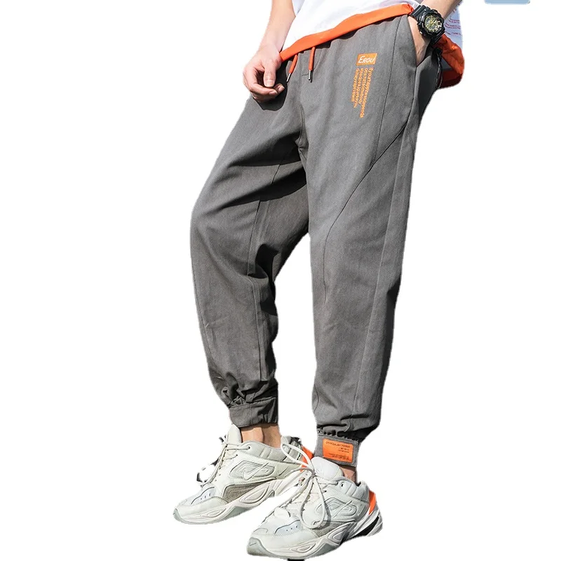 Брюки-карго мужские в стиле кэжуал на липучке | Мужская одежда