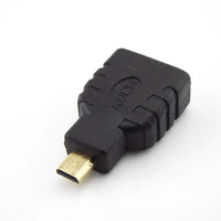 125pcs micro hdmi compatible male to female adapter type d to a hd connector converter adapter for xbox 360 for ps3 hdtv l19
