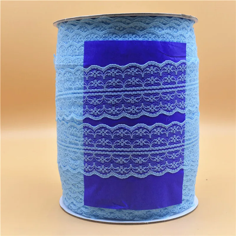 Оптовая продажа белый цвет 300 ярдов/рулон красивая фотография 45 мм кружевная