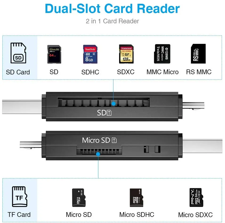 Micro USB OTG адаптер 2 0 портативный кардридер для Samsung Galaxy A10 S7 S6 Edge Xiaomi Huawei Телефоны