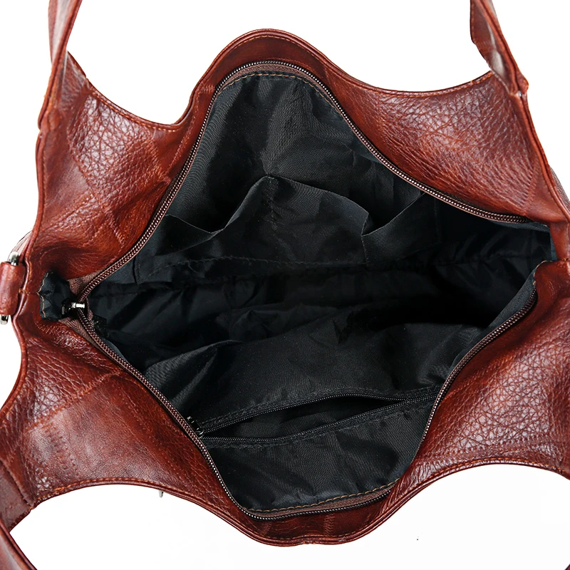 

BolsosSac Brand Women's Shoulder Bags Luxury Pu Leather Vintage Female Handbags Big capacity Totes Bag Ladies 2021 Designer Bags