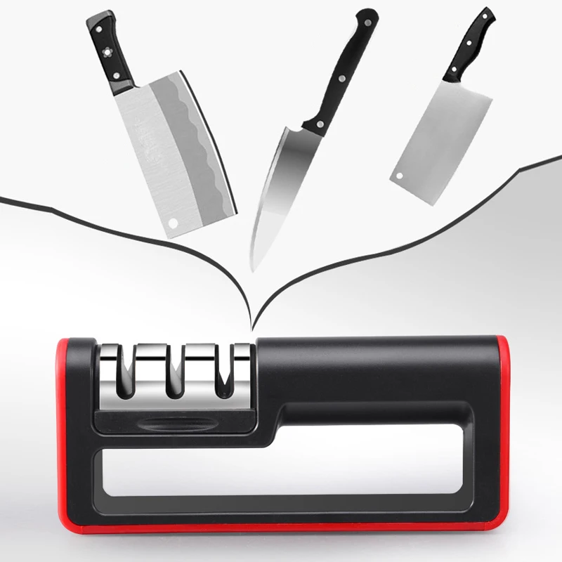 1 шт. 3 ступени профессиональная точилка для ножей кухонный точильный камень