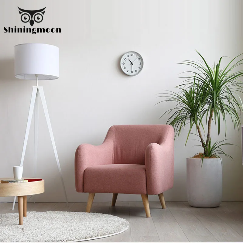Современный розовый стул из твердой древесины гостиничный диван кресла для кафе