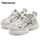 Весна 2021, детские спортивные кроссовки, брендовая обувь для маленьких мальчиков, Детские Белые Повседневные кроссовки для девочек, кроссовки на массивной подошве для тренировок