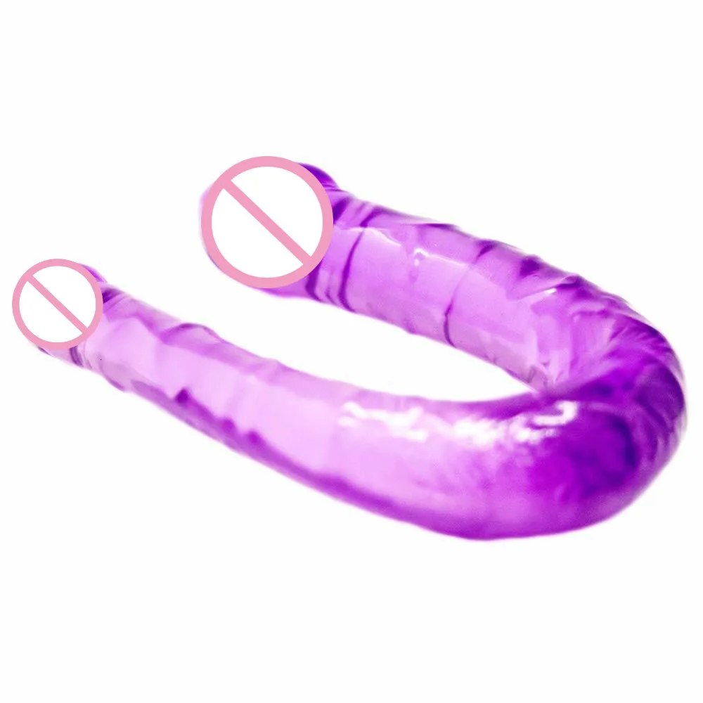 Для женщин 13 ”маленький анальный и влагалище изогнутый двойной фаллоимитатор с