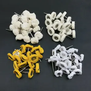 50 шт. Стоматологическая вата полировочное колесо Полировочная накладка щетки для низкой скорости вращения